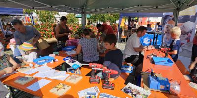 TECHNIKFERIEN - TfK-Mitmachstand auf dem Spielefest in Deggendorf